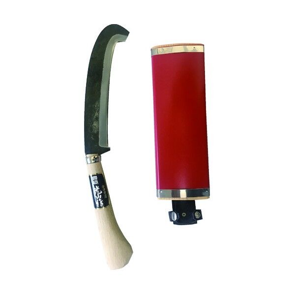 豊稔 光山作つる切鉈鞘入安来鋼付 437 x 93 x 36 mm HT3675...