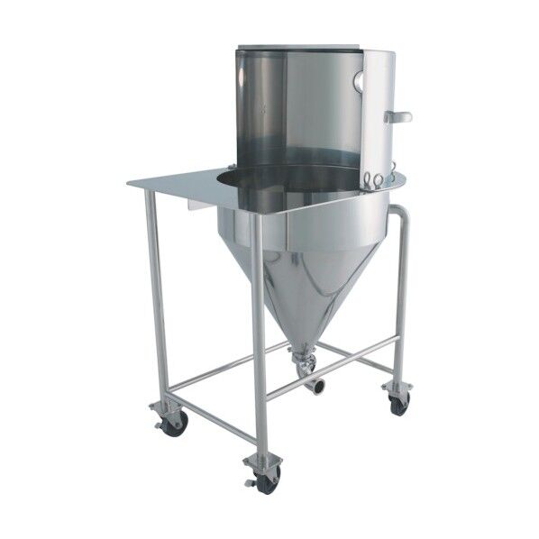 集塵フード付ホッパー 脚付 100L HTD-L-635 1点