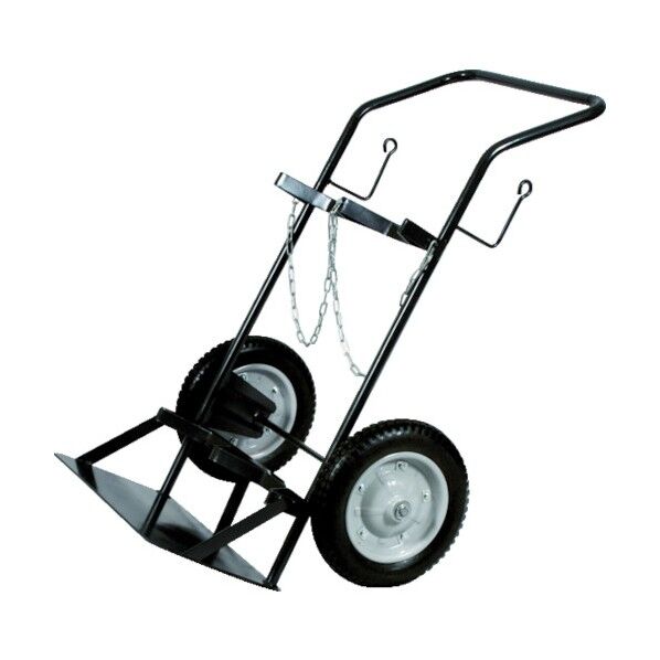 ボンベ運搬車二本積み用標準型(ブラック)