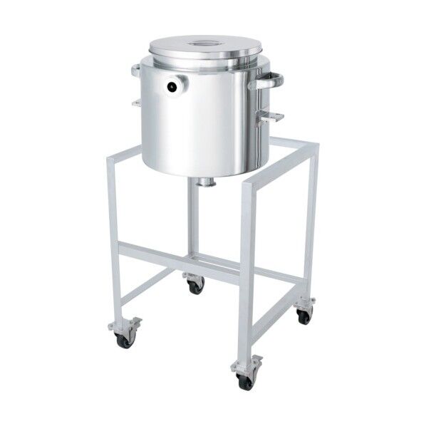 ホッパー型ジャケット汎用容器 架台付 100L HT-ST-J-ASC-47H 1点