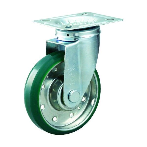 ハイテンキャスター (プレス製ウレタン車) 自在