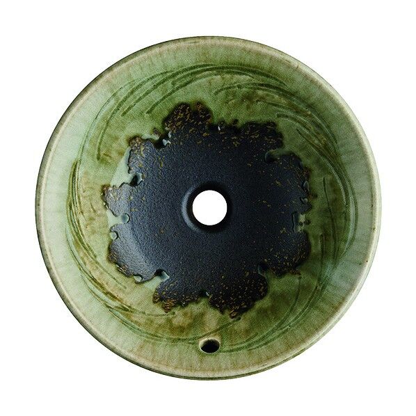 HW1024P-023洗面器オーバーフロー 翠緑 利楽 HW1024P-023 1個