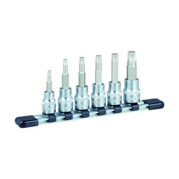 トルクスソケットセット(いじり防止タイプホルダー付)6pcs