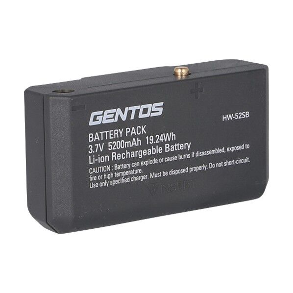 ジェントス ヘッドライト用専用充電池 HW-52SB 1点