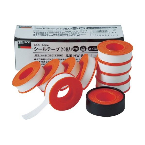 シールテープ13mmX15mホワイト(10巻入) HW-804 10巻