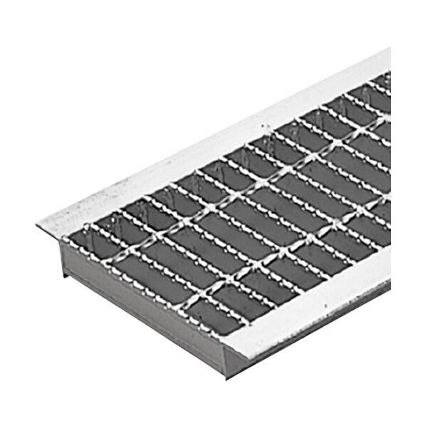スチール製グレーチング 滑り止め模様付 歩道U字溝用 クッション付 HXHU-P-3038 1点