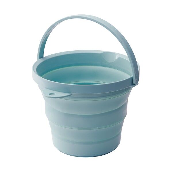 ソフトバケツ8型 ミントグリーン I614MG 1点