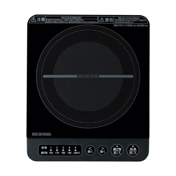 アイリスオーヤマ 516487 IHコンロ IHK-T38-B 1点...
