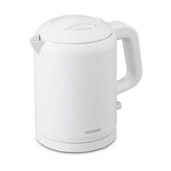 514668 電気ケトル 転倒湯漏れ防止機能付き IKET-800-W (514668) 1点