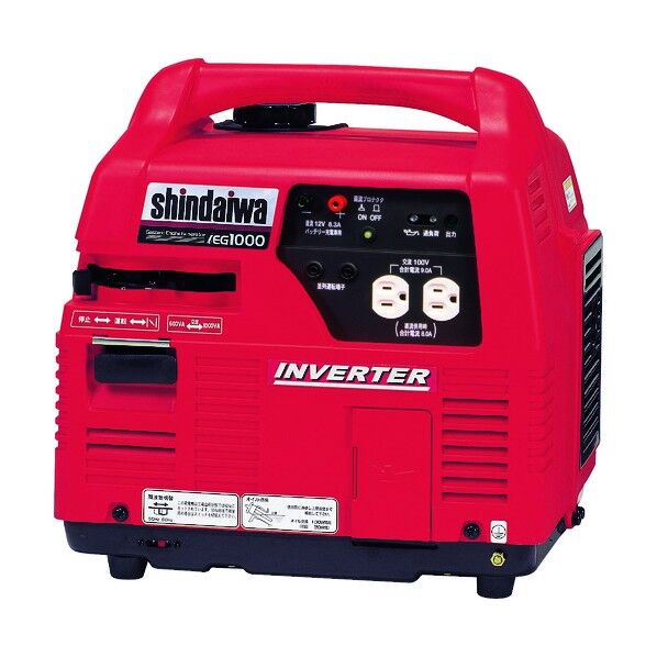 防音型インバーター発電機(交流直流両用) IEG1000-M 1点