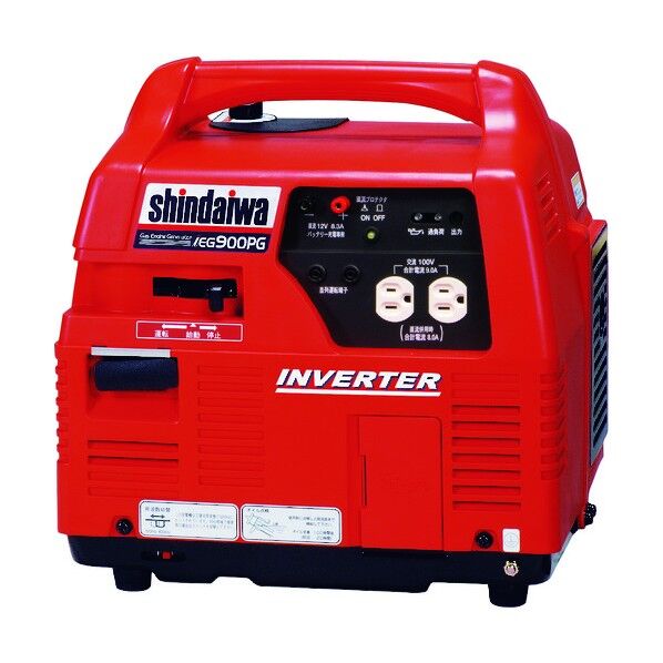 インバータガスエンジン発電機0.9kVA IEG900PG-M 1点