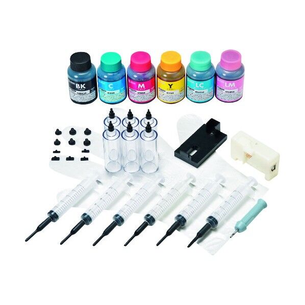 詰め替えインクIC50･IC51シリーズ対応 INK-E50S60S6U 6個