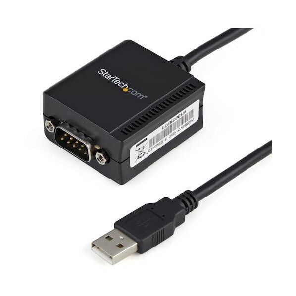 シリアル変換ケーブル/USB-A - RS232C/1.8m/115.2Kbps/ブラック ICUSB2321F 1本