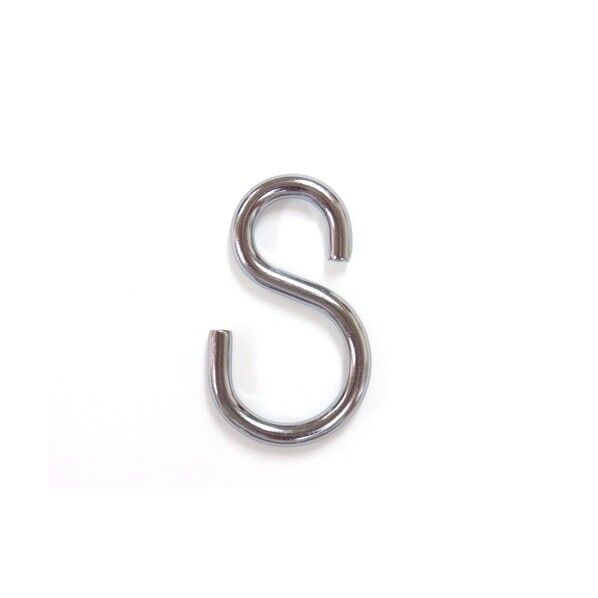 チェーン金具/鉄クロームSフック 3.0mm×30.4mm ISH30 クローム継手 500個