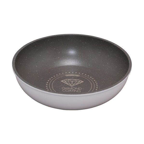 521395 ダイヤモンドコートパンマーブル 炒めなべ26cm ISN-W26 (521395) 1点