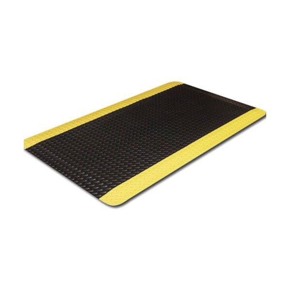 高耐久疲労軽減マット 90×150cm 黒×黄