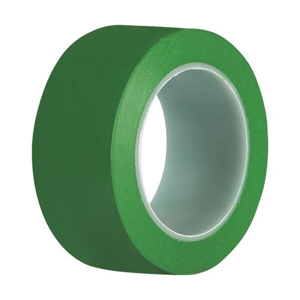厚手PVCラインテープ 50mm×22m 緑 J2352-G 1点