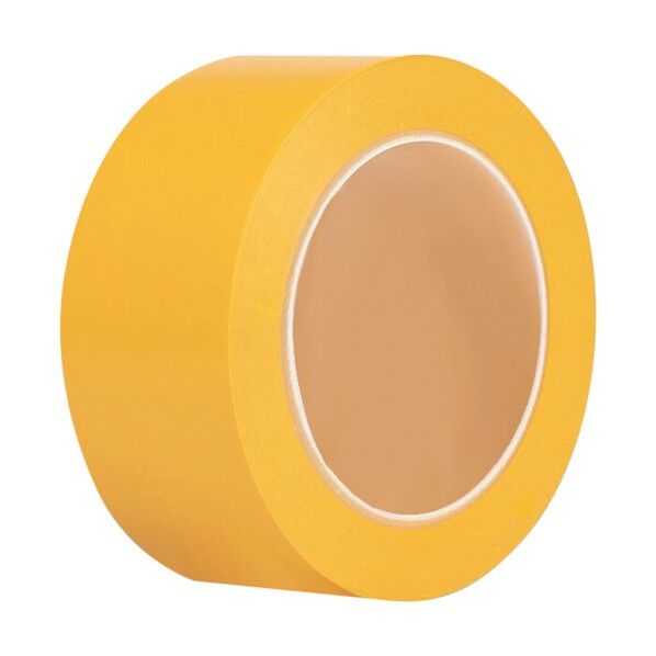 厚手PVCラインテープ 50mm×22m 黄 J2352-Y 1点