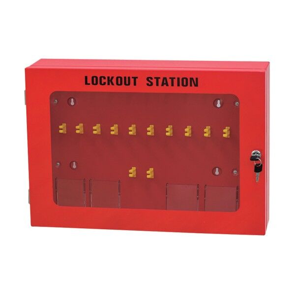 セーフラン安全用品 ロックアウトステーション管理ボックス J2435 1点