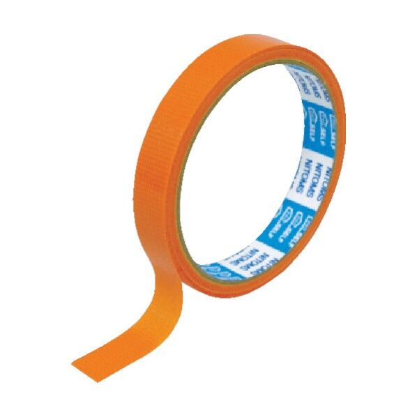 PEクロステープ 15mmx10m 橙