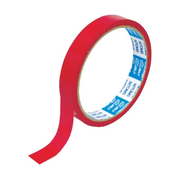 PEクロステープ 15mmx10m 赤 J6810 1点