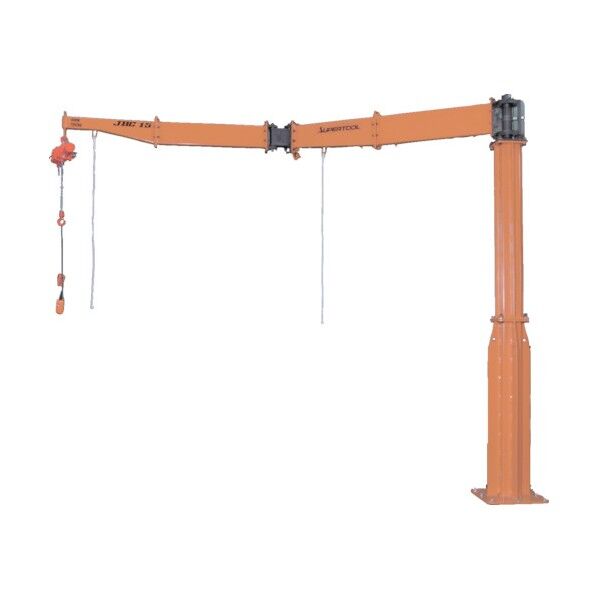 二速型電動チェーンブロック付ジブクレーン(床固定・アーム関節型) αSB