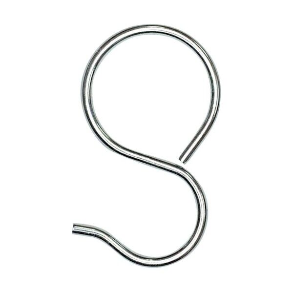 単管用フックP型 鉄ユニクロメッキ 線径4.8mm 94mm IPH-48 50個