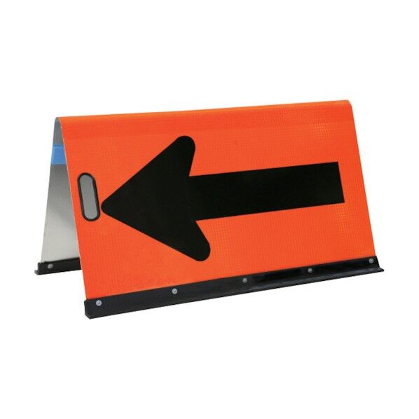 公団型矢印板 アルミ公団型矢印板 500*900オレンジプリズム JHB-500P 1点