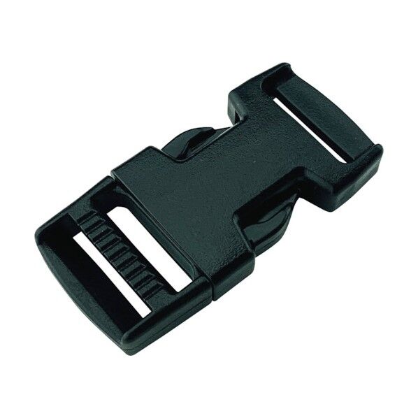 平ベルト金具 サイドリリースバックル 角型 20mm幅用 JNA-220 1点