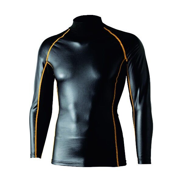 BT腕まで防風パワーストレッチ ハイネックシャツ