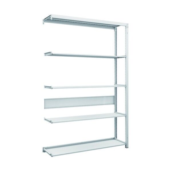 K1型抗菌塗装高密度収納棚 H1900XW1250XD325 5段 連結型 K1-6435B 1点