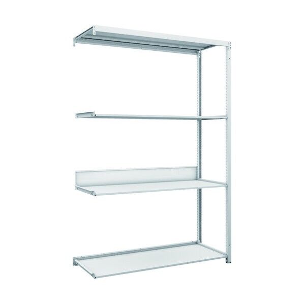 K1型抗菌塗装高密度収納棚 H1900XW1250XD475 4段 連結型 K1-6444B 1点