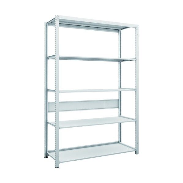 K1型抗菌塗装高密度収納棚 H1900XW1250XD475 5段 K1-6445 1点