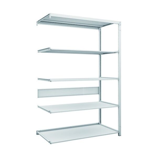 K1型抗菌塗装高密度収納棚 H1900XW1250XD625 5段 連結型 K1-6465B 1点