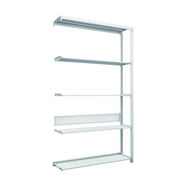 K1型抗菌塗装高密度収納棚 H2200XW1250XD325 5段 連結型 K1-7435B 1点