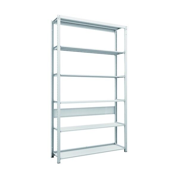 K1型抗菌塗装高密度収納棚 H2200XW1250XD325 6段 K1-7436 1点