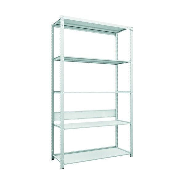 K1型抗菌塗装高密度収納棚 H2200XW1250XD475 5段 K1-7445 1点