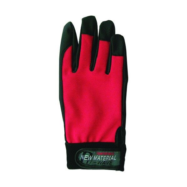 PU-WAVE レッド L K-19 3双