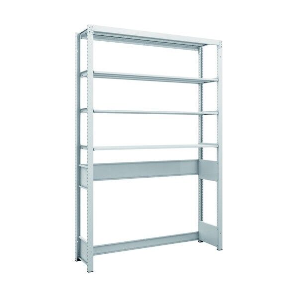 K1型抗菌塗装高密度収納棚 下段開放型 H1900XW1250XD325 4段 K1-U6434 1点