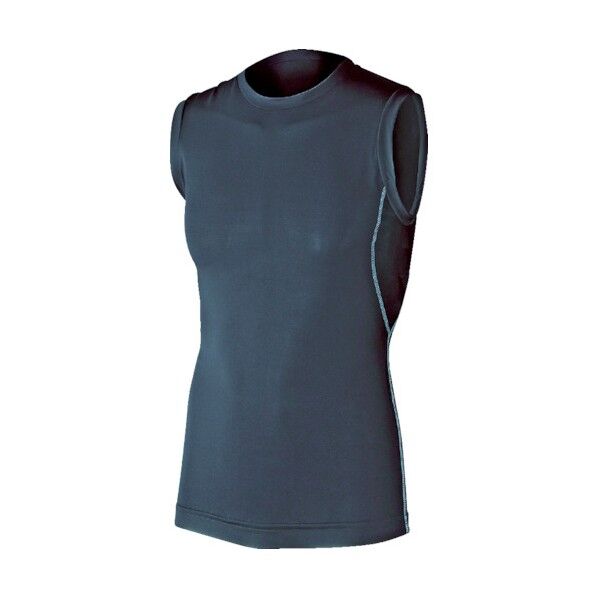 冷感・消臭 パワーストレッチシャツ (クルーネック) ノースリーブ