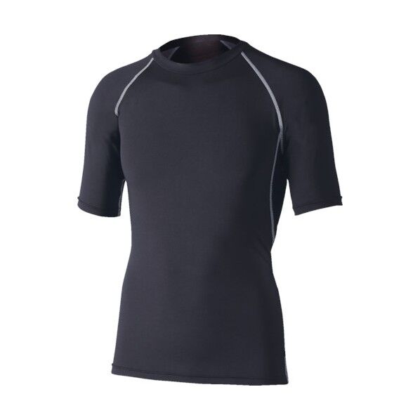 冷感・消臭パワーストレッチシャツ (クルーネック) 半袖