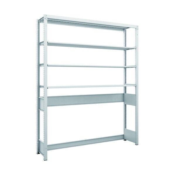 K1型抗菌塗装高密度収納棚 下段開放型 H1900XW1550XD325 4段 K1-U6534 1点