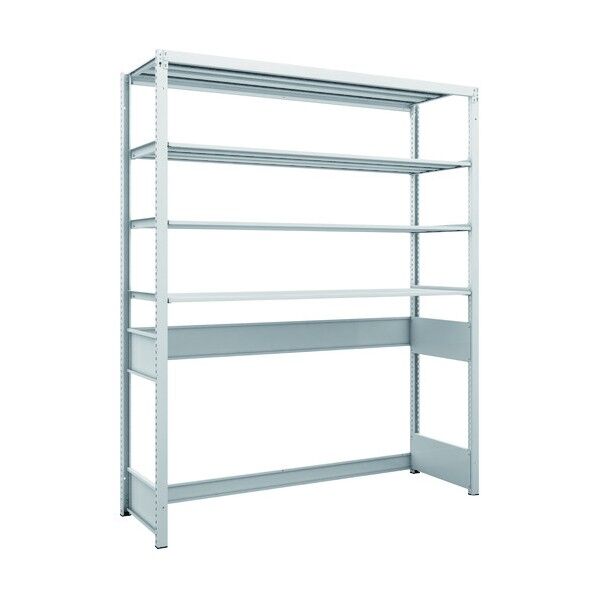 K1型抗菌塗装高密度収納棚 下段開放型 H1900XW1550XD475 4段 K1-U6544 1点