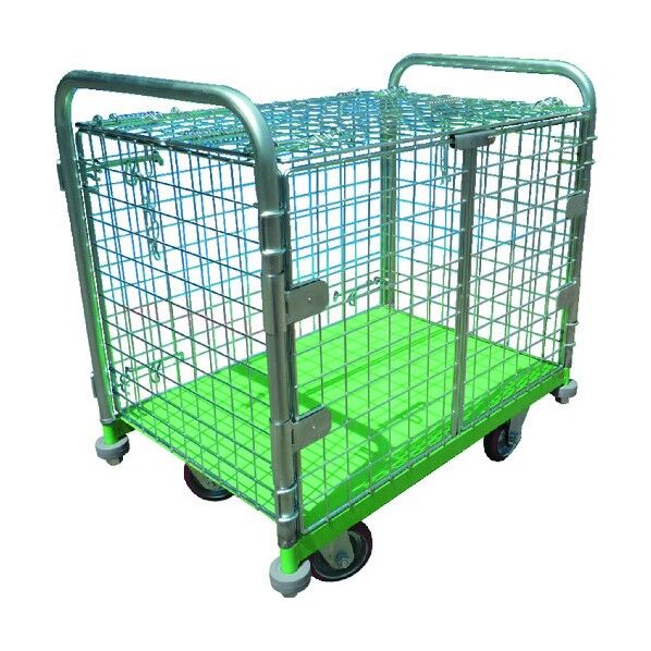 メッシュパックロール観音扉1段タイプ 四方囲い上フタ付き K637B 1点