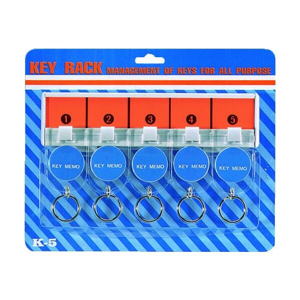 トラスコ キーラックホルダ数5個 K-5 (ホルダースウ 5コ) 1点...