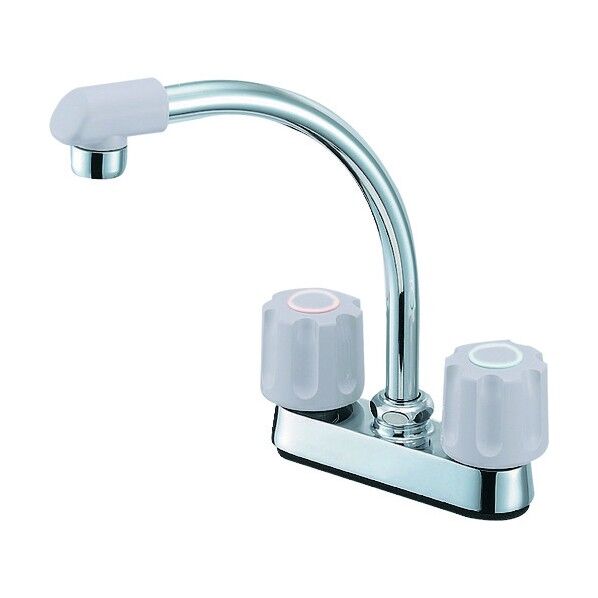 ツーバルブ台付混合栓(台所用)