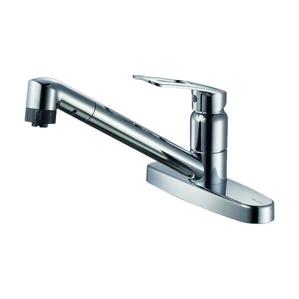 ツーホールシングル台付切替シャワー混合栓