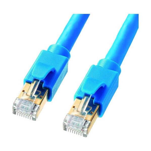 カテゴリ8LANケーブル KB-T8-03BL 1点