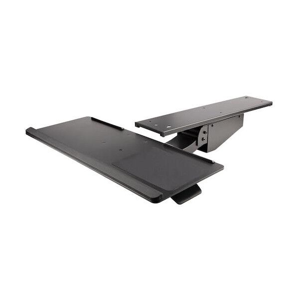 キーボードトレイ/スライド式/後付け ネジ止め/670x255mm/広可動域/耐荷重2kg/キーボードスライダー KBTRAYADJ2 1台