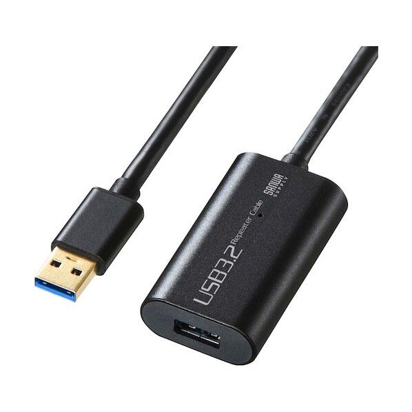 サンワサプライ USB3.2アクティブリピーターケーブル5m KB-USB-R305 1点